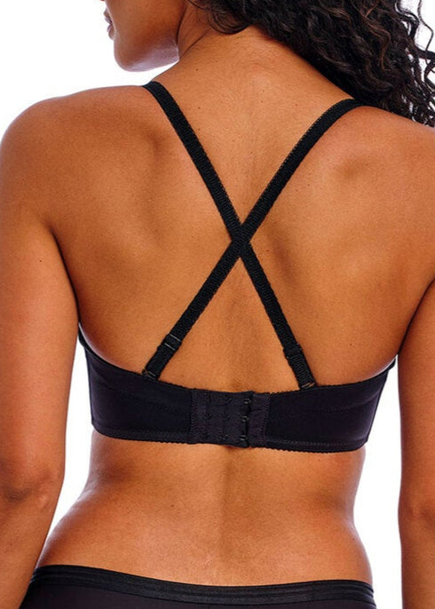 Freya Deco Black Gemoldeter Trägerloser-BH mit Bügel