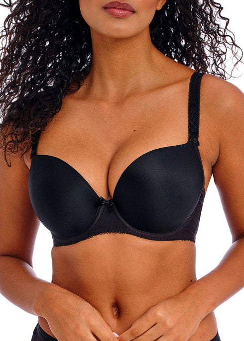 Freya Deco Black Uw Moulded Plunge T-shirt Bra