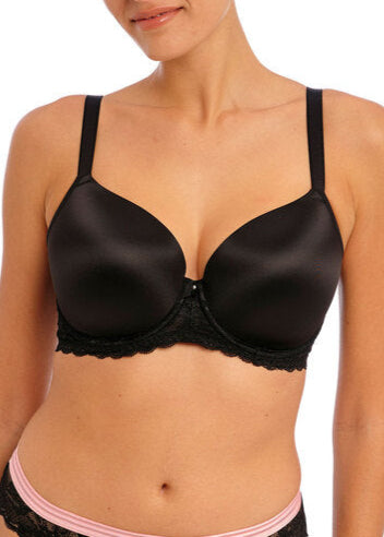 Freya Offbeat Black Uw Moulded Demi T-shirt Bra