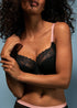 Freya Offbeat Black Bügel-BH mit seitlicher Verstärkung