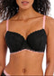 Freya Offbeat Black Wattierter Halbschalen-BH mit Bügel