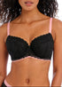 Freya Offbeat Black Wattierter Halbschalen-BH mit Bügel
