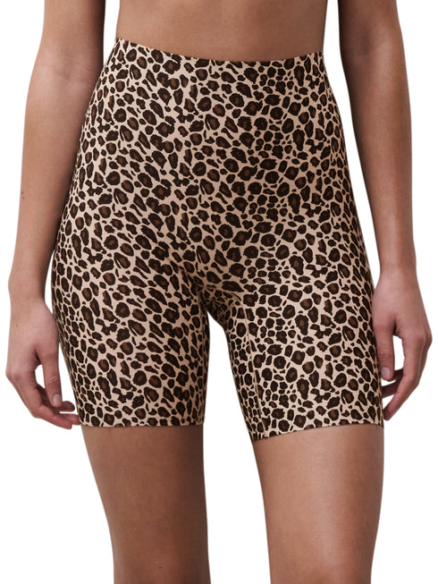 Chantelle Softstretch Leopard Nude Kurze Radlerhose