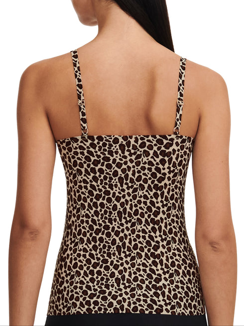 Chantelle Softstretch Leopard Print Top Spaghettiträgern