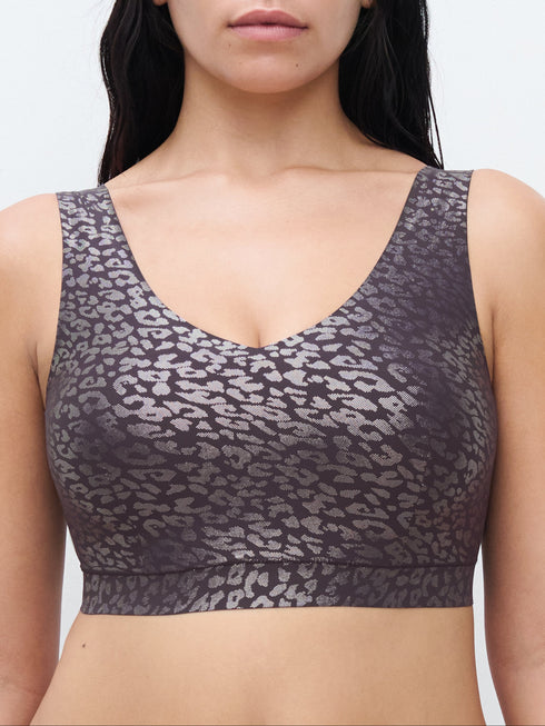 Chantelle Softstretch Ink Shimmer Print Bustier