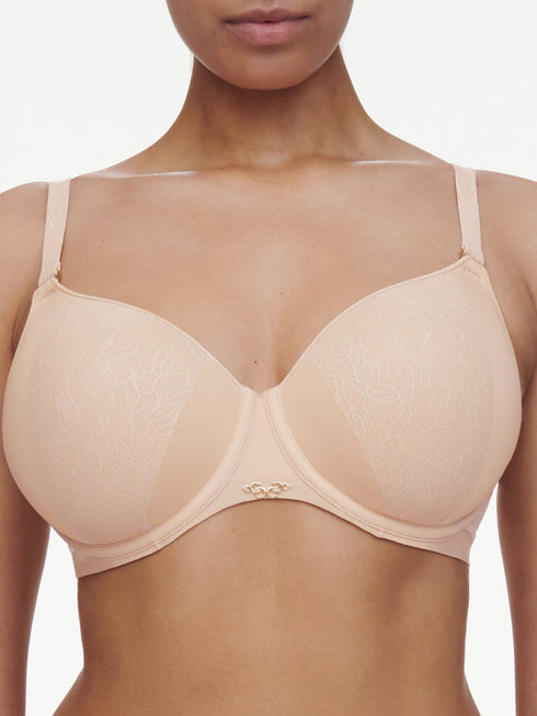 Chantelle Pure Lace Beige Dore T-Shirt BH