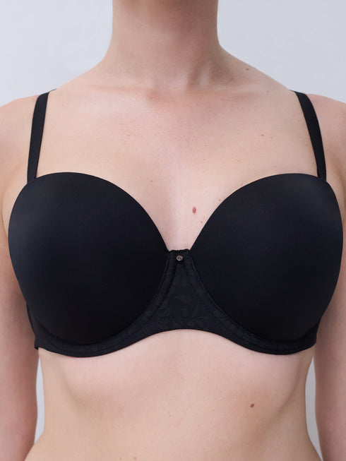 Chantelle Comfort Chic Schwarz Bandeau T-Shirt BH