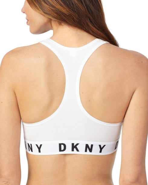 Racerback Bralette White/Black COZY BOYFRIEND DKNY INTIMATES