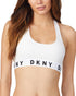 Racerback Bralette White/Black COZY BOYFRIEND DKNY INTIMATES