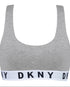 Racerback Bralette Gry/Wht/Blk COZY BOYFRIEND DKNY INTIMATES