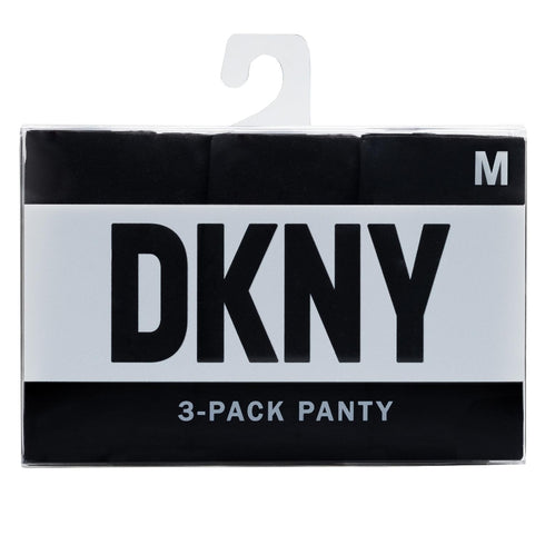 3-ER Pack Thong Black LITEWEAR CUT ANYWHERE DKNY INTIMATES