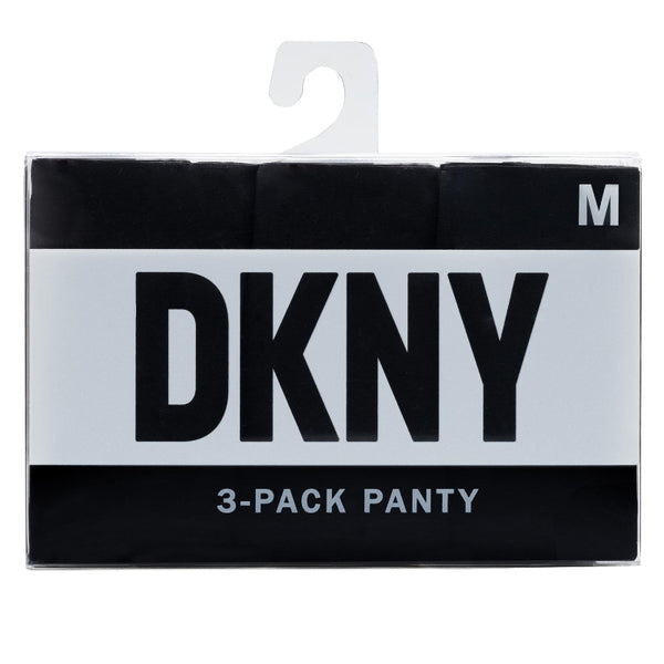 3-ER Pack Thong Black LITEWEAR CUT ANYWHERE DKNY INTIMATES