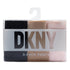 3-ER Pack Thong Black/Glow/Pearlcream LITEWEAR CUT ANYWHERE DKNY INTIMATES