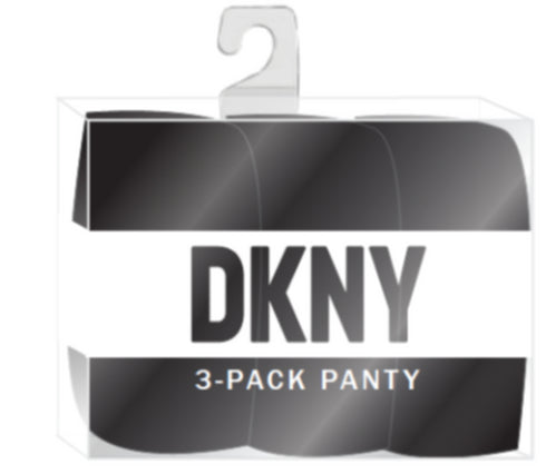 3 Pack Hipster Black LITEWEAR DKNY INTIMATES