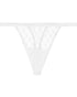 Table Thong Poplin White MONOGRAM MESH DKNY INTIMATES