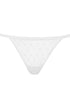 Table Thong Poplin White MONOGRAM MESH DKNY INTIMATES