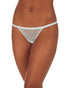 Table Thong Poplin White MONOGRAM MESH DKNY INTIMATES
