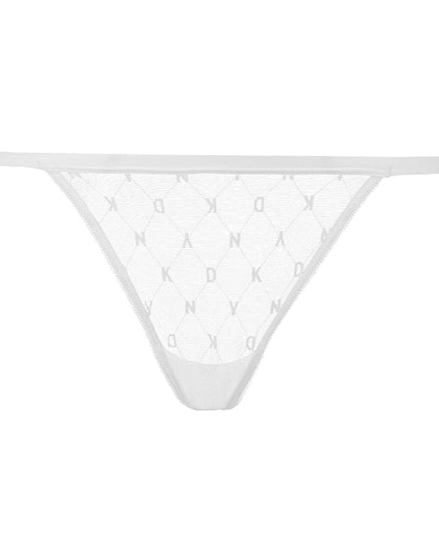 Slip Poplin White MONOGRAM MESH DKNY INTIMATES