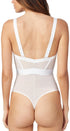 Trägerloser String-Body Weiss SHEERS DKNY INTIMATES
