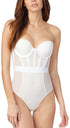 Trägerloser String-Body Weiss SHEERS DKNY INTIMATES