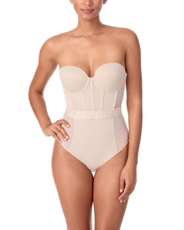Strapless string body cashmere SHEERS DKNY INTIMATES