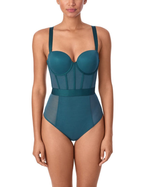 Trägerloser String-Body Dark Sea SHEERS DKNY INTIMATES