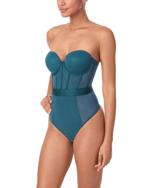 Trägerloser String-Body Dark Sea SHEERS DKNY INTIMATES