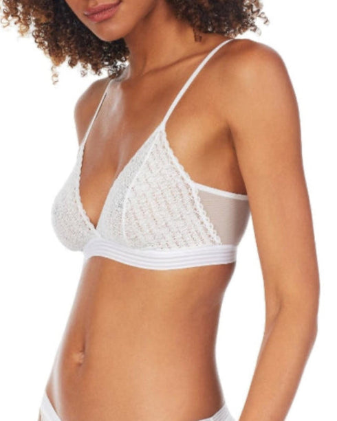 Bralette White TABLE TOPS SOFTEST LACE DKNY INTIMATES