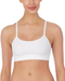 Geripptes Bralette Poplin White SEAMLESS LITEWEAR DKNY INTIMATES