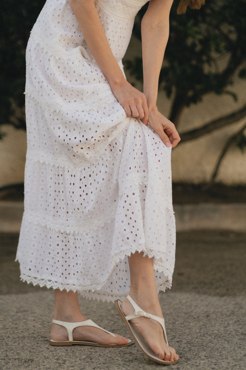 Kleid Weiß 4076 F FRESH COTTON