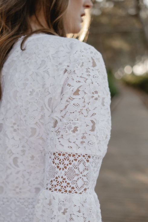 Maxikleid Weiß 5088 F FRESH COTTON