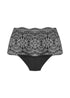 Fantasie Lace Ease Black Stretch Höschen - unsichtbare Slipkontur