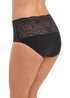 Fantasie Lace Ease Black Stretch Höschen - unsichtbare Slipkontur