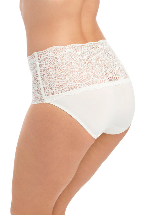 Lace Ease Ivory Stretch Höschen – unsichtbare Slipkontur
