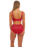 Lace Ease Red Stretch Höschen – unsichtbare Slipkontur
