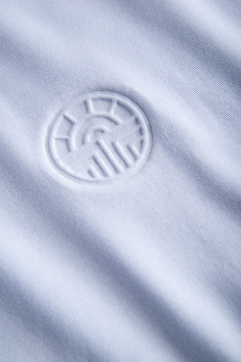 Féraud Damen-Pyjama aus Interlock-Baumwolle Blau