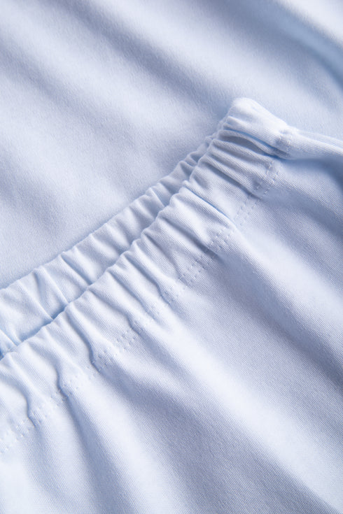 Féraud Damen-Pyjama aus Interlock-Baumwolle Blau