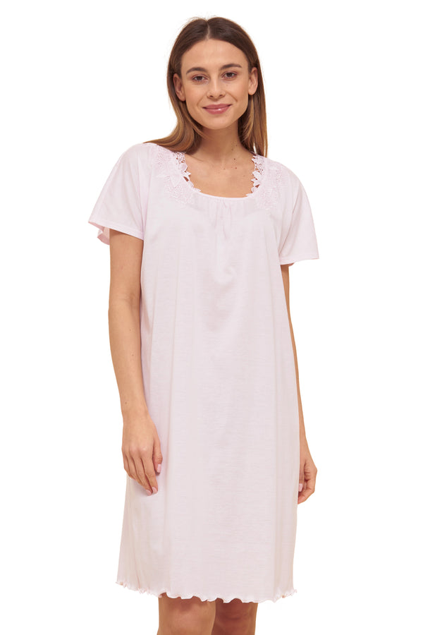 Féraud Nightdress – Romantic Lace, with dropped shoulders
