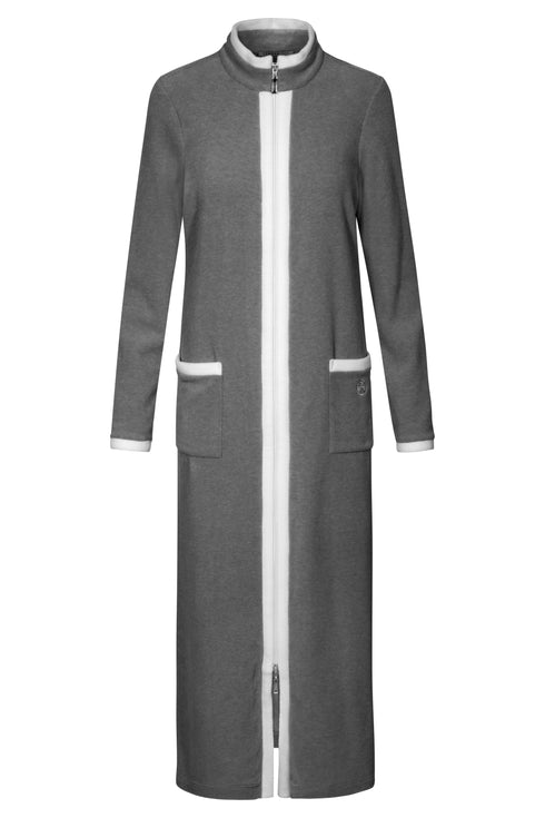 Féraud Fleece-Morgenmantel mit Reißverschluss