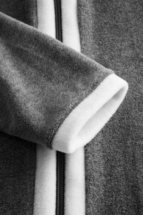 Féraud Fleece-Morgenmantel mit Reißverschluss