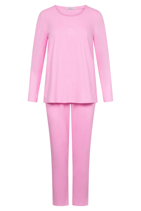 Féraud Damen-Pyjama aus Interlock-Baumwolle