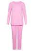Féraud Damen-Pyjama aus Interlock-Baumwolle