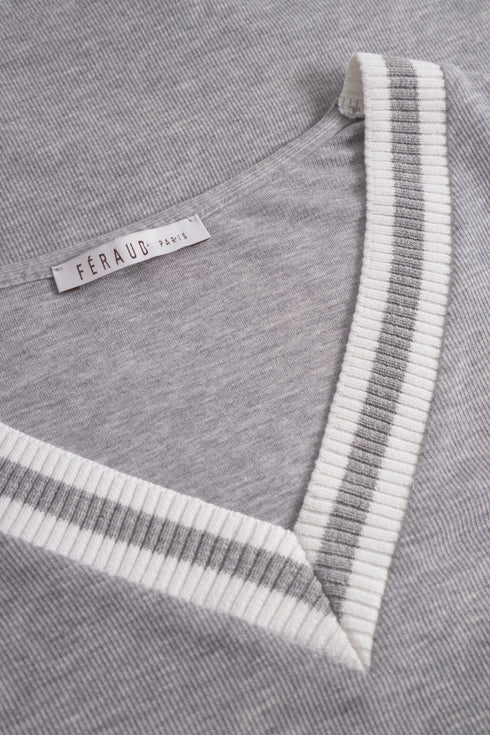 Féraud Damen-Pyjama – Comfort, V-Ausschnitt