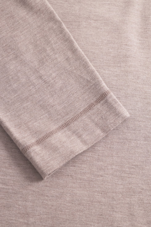 Féraud Damen-Pyjama – Logo Melange, langarm