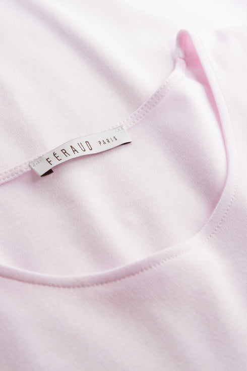 Féraud Interlock-Nachthemd, langarm rose