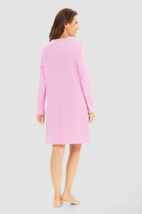 Féraud Interlock-Nachthemd, langarm English rose