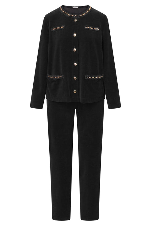 Féraud – Lounge-Set mit Knopfleiste