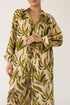 Beige shirt blouse with palm pattern TRUE DESTINATIONS