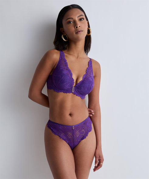 AUBADE String FLOWERMANIA Poison Purple