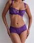AUBADE Shorty FLOWERMANIA Poison Purple